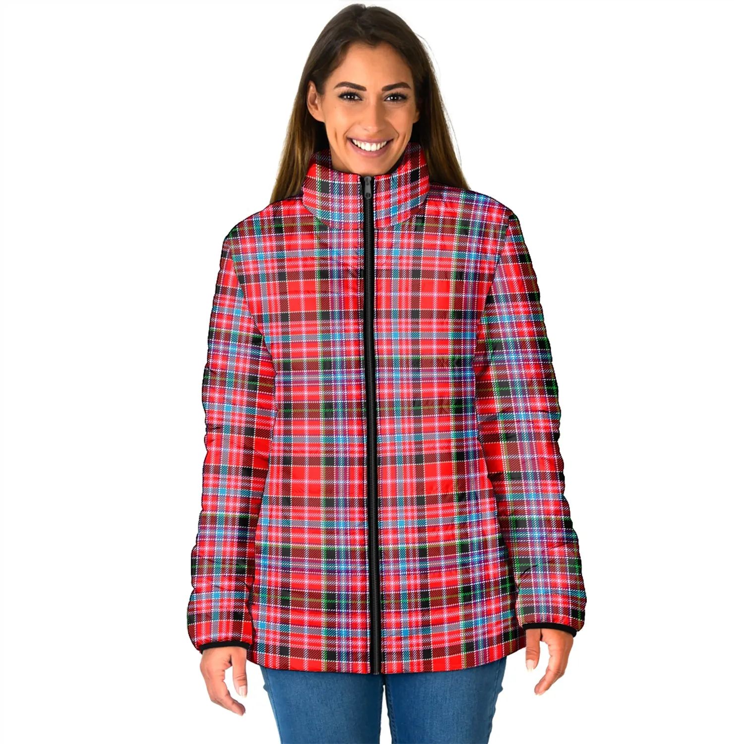 Aberdeen District Tartan Padded Jacket