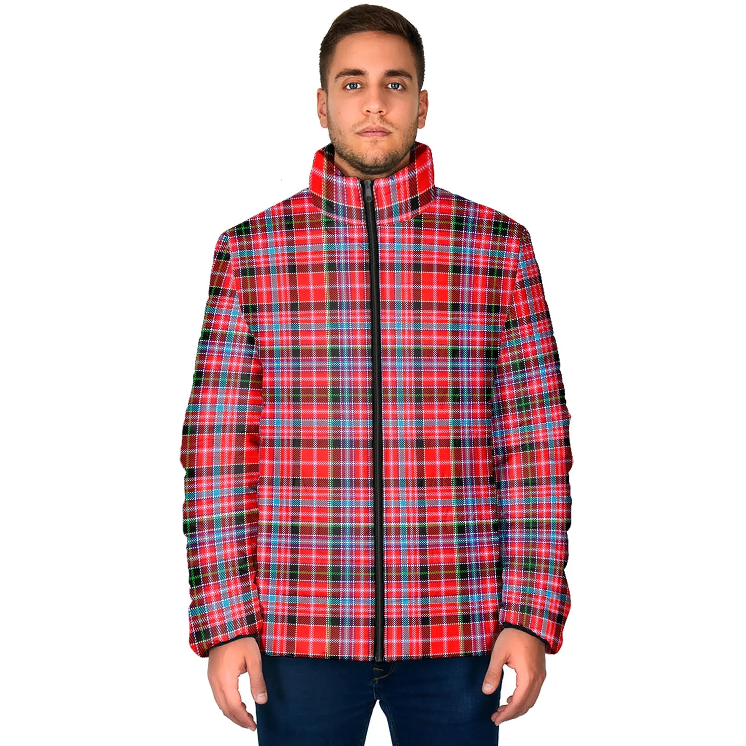 Aberdeen District Tartan Padded Jacket