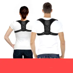 Adjustable Back Posture Corrector Clavicle Spine Back Shoulder Lumbar Brace Support Belt Posture Correction Prevents Slouching