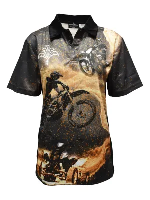 Adult Short Sleeve With Mesh Motorcross Fishing Shirt - Dirt Bikes Plus  Size