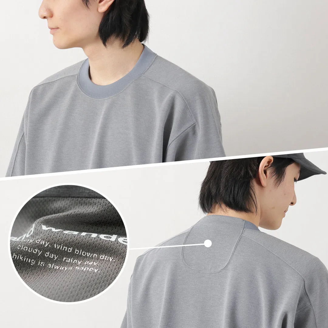 AND WANDER / UV-cut dry short sleeve t-shirt