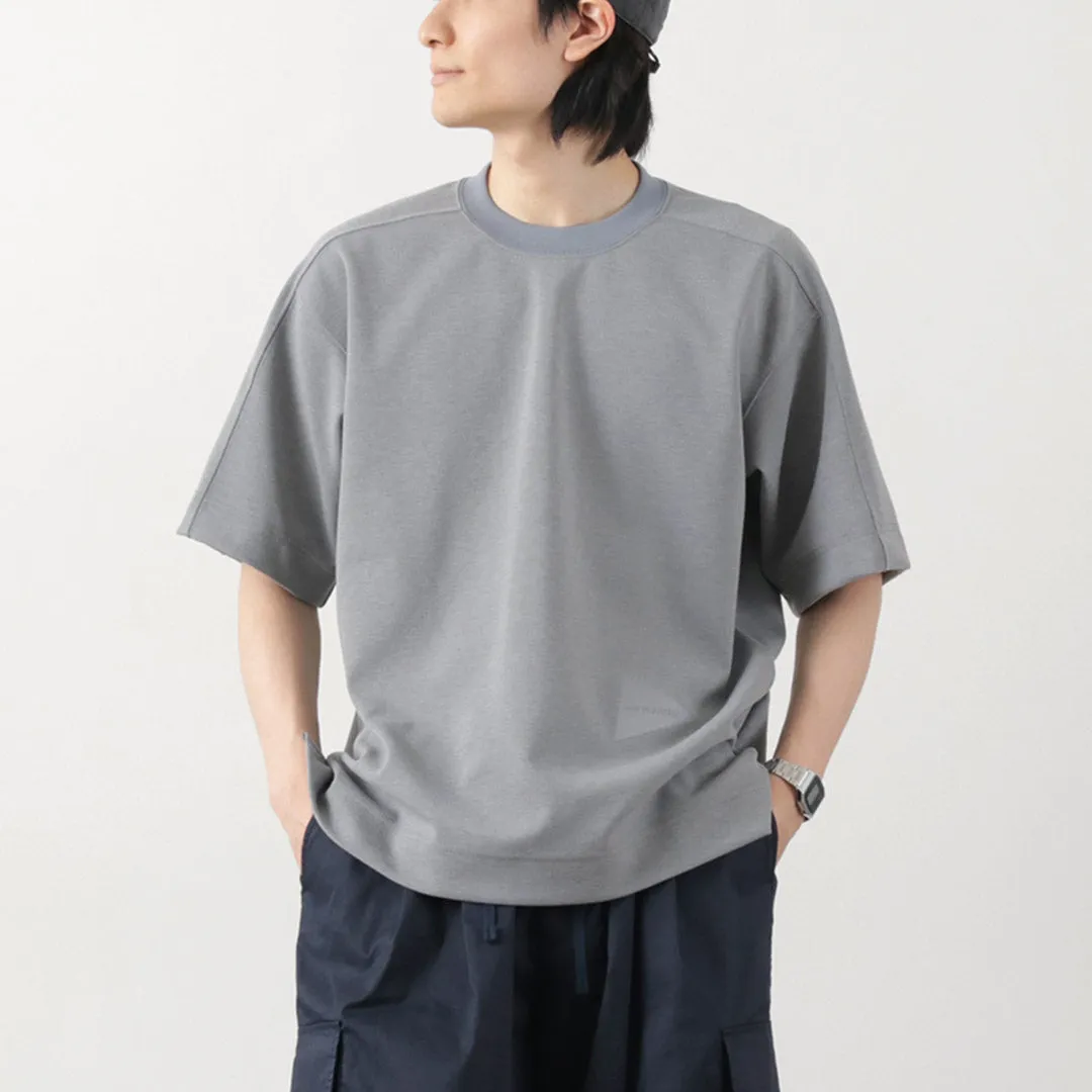 AND WANDER / UV-cut dry short sleeve t-shirt