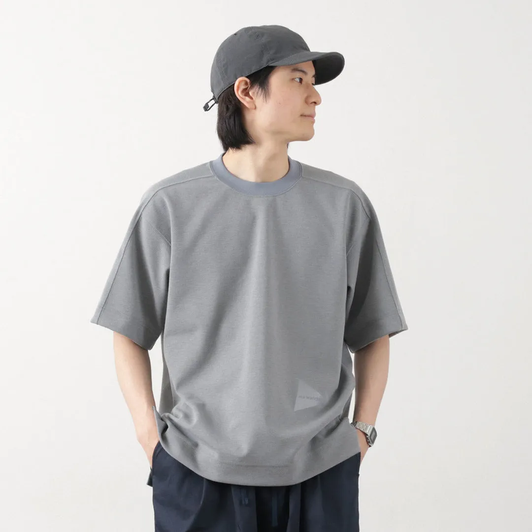 AND WANDER / UV-cut dry short sleeve t-shirt