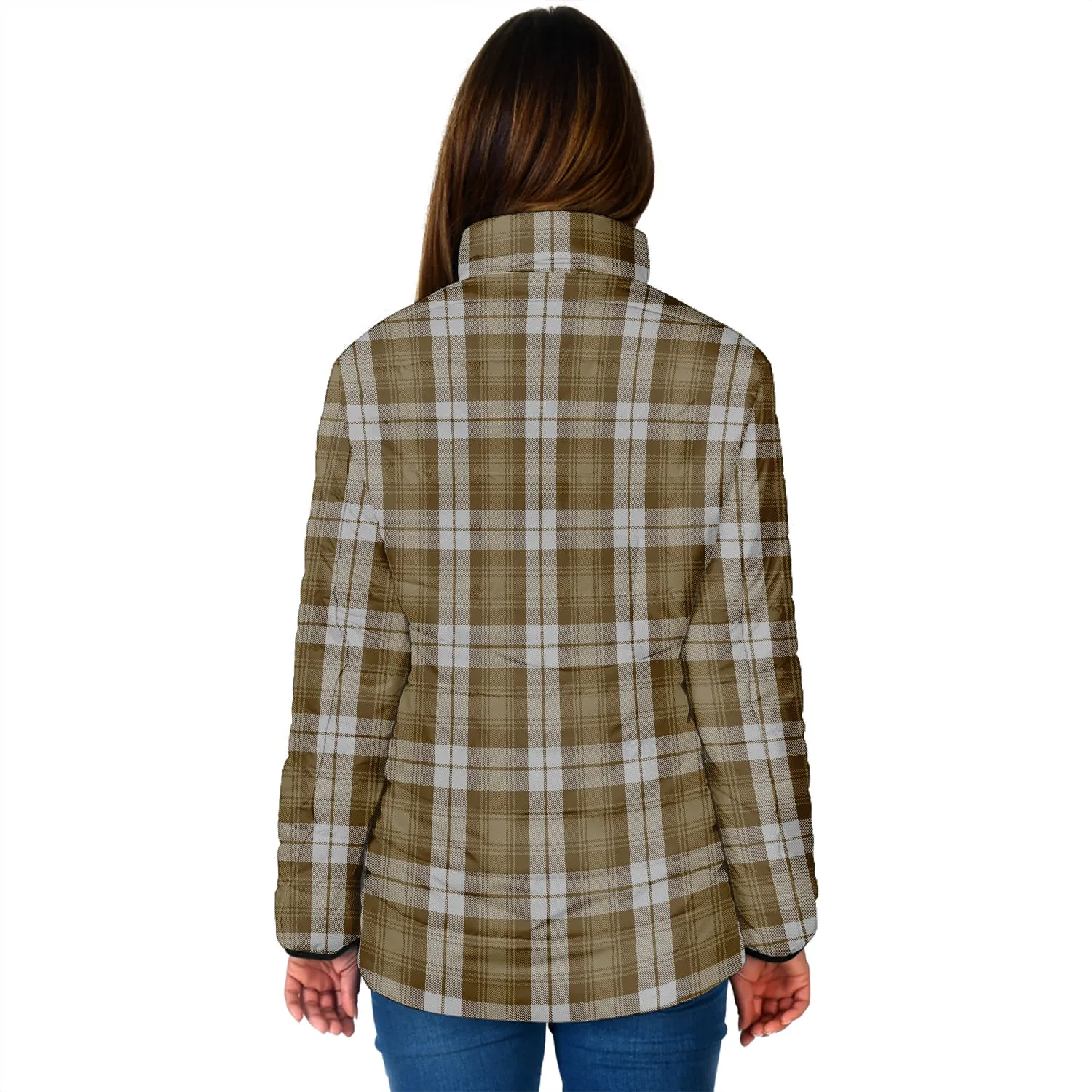 Baillie Dress Tartan Padded Jacket with Family Crest