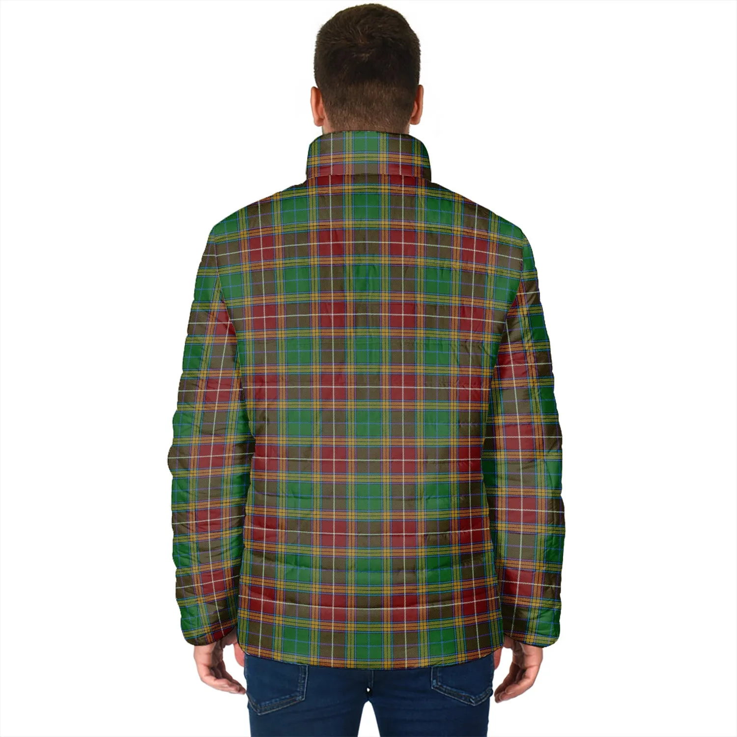 Baxter Tartan Padded Jacket with Family Crest