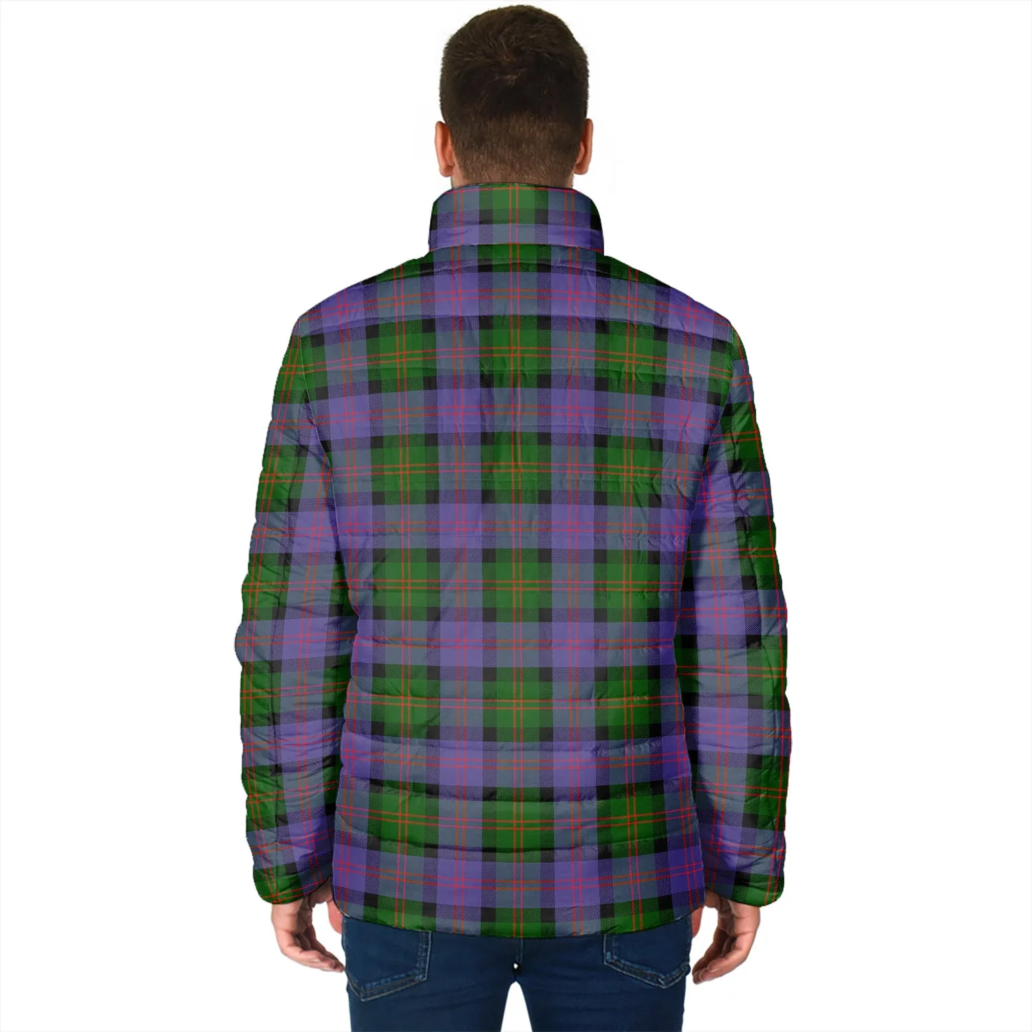 Blair Modern Tartan Padded Jacket with Family Crest