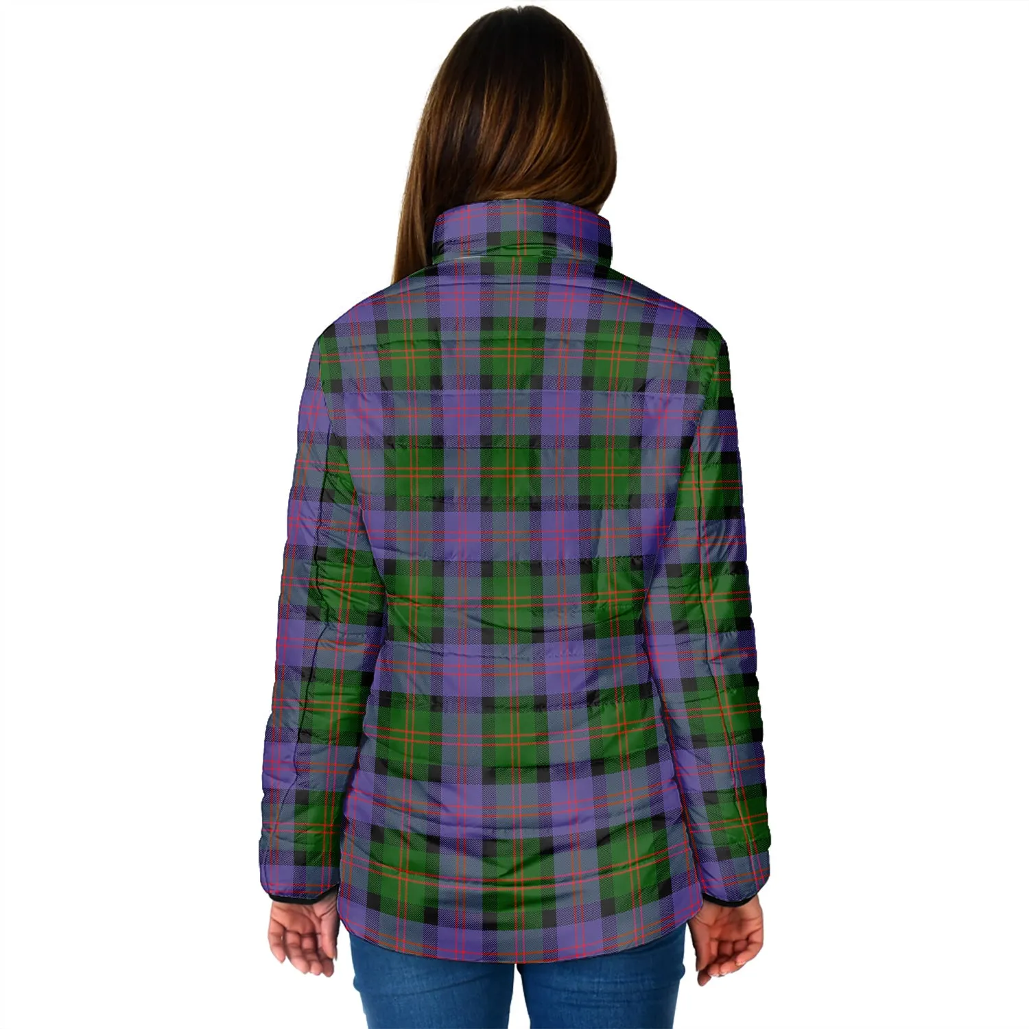 Blair Modern Tartan Padded Jacket with Family Crest