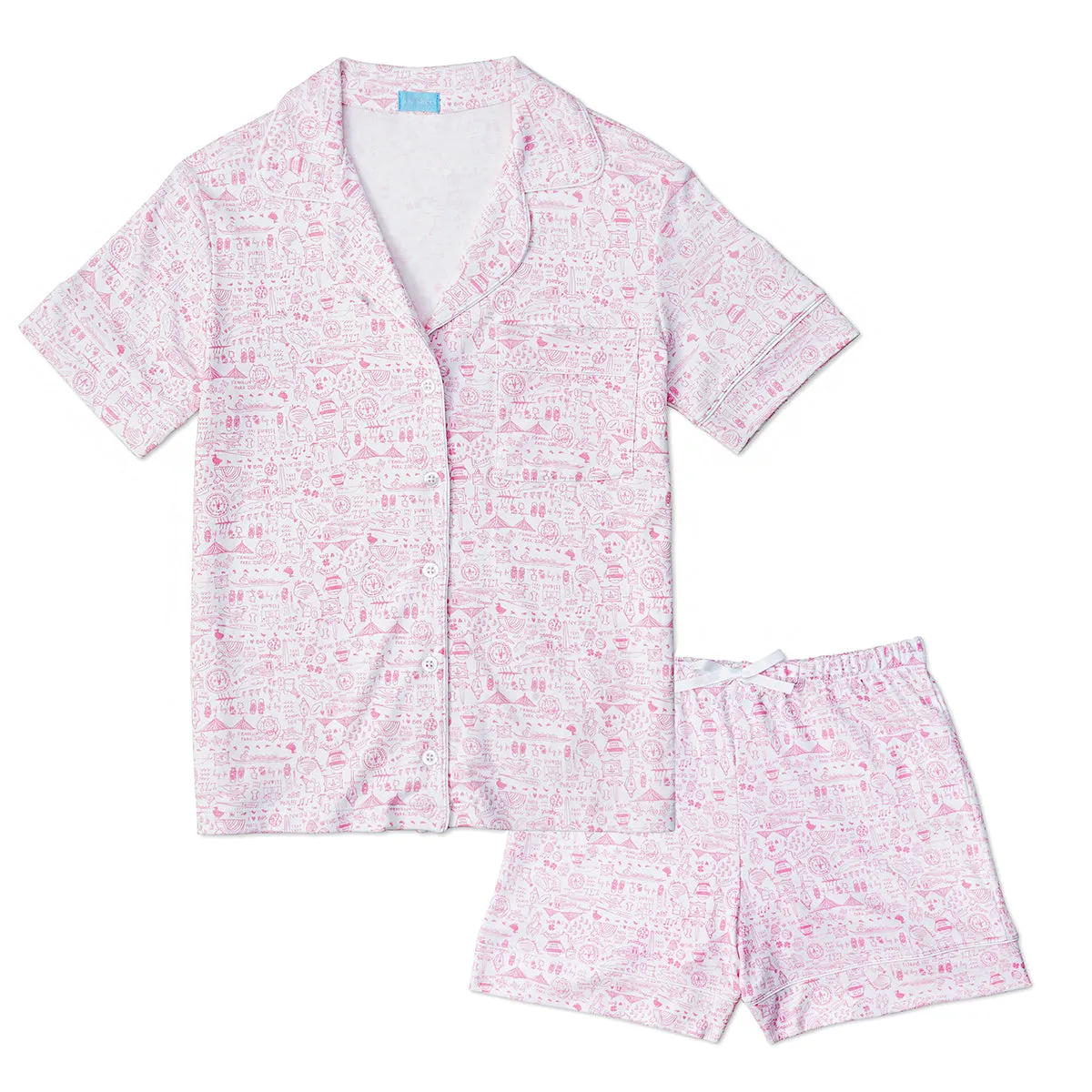 Boston Women’s Button Front Short Pajama Set