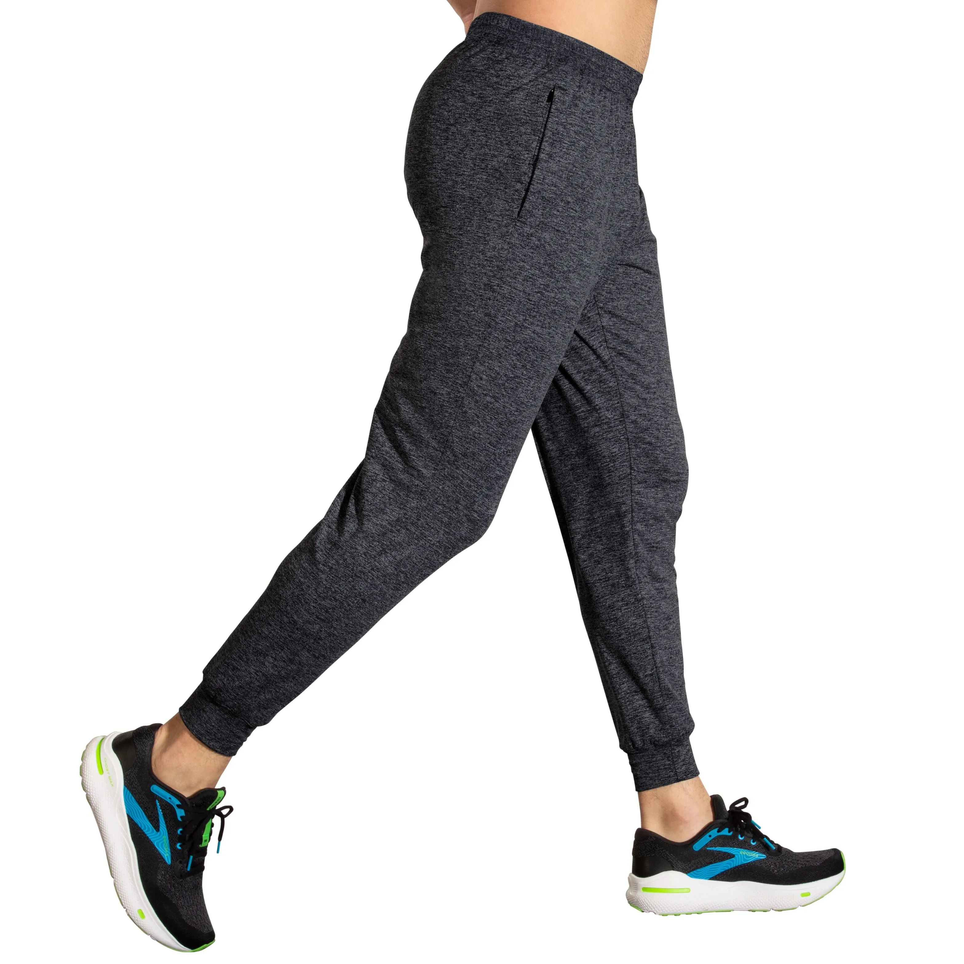 Brooks | Luxe Jogger | Men's | Heather Black