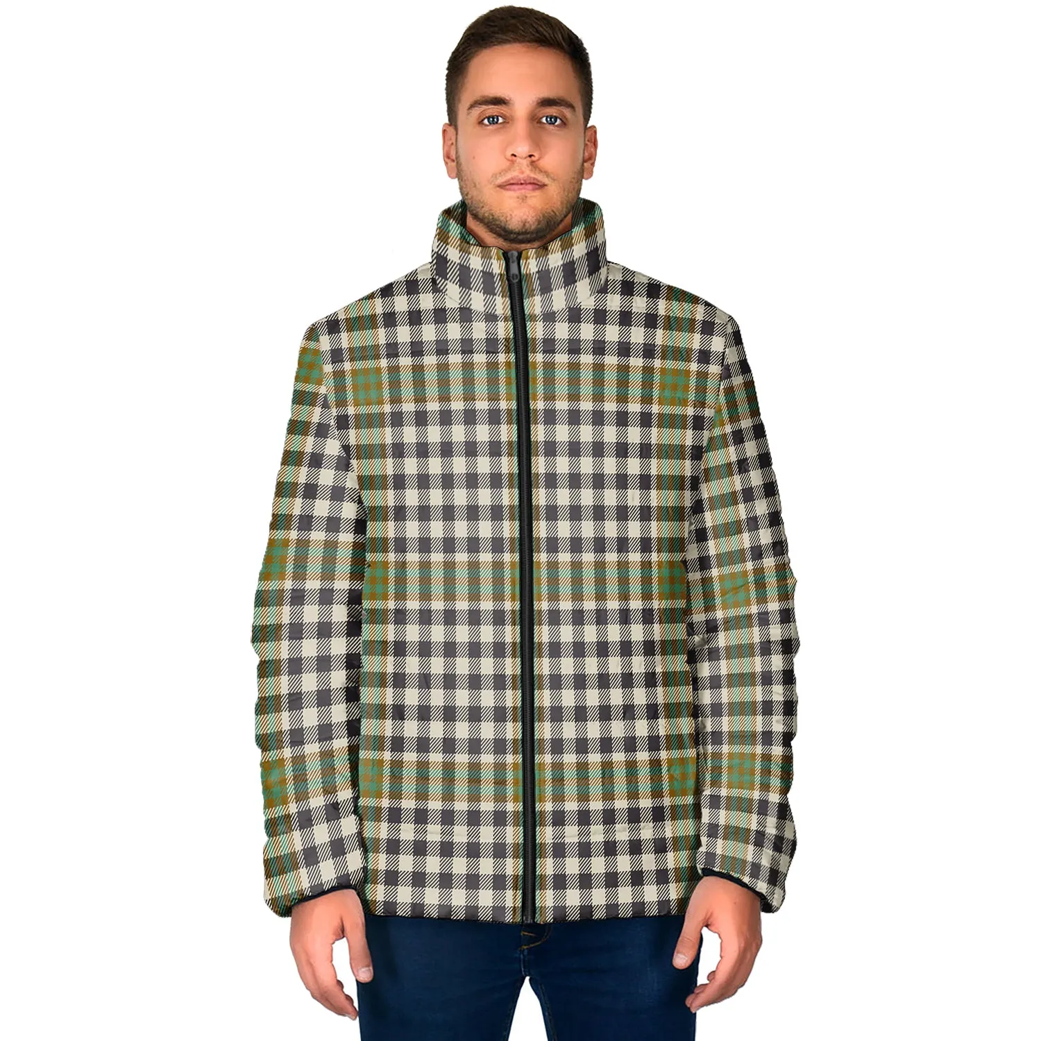 Burns Check Tartan Padded Jacket