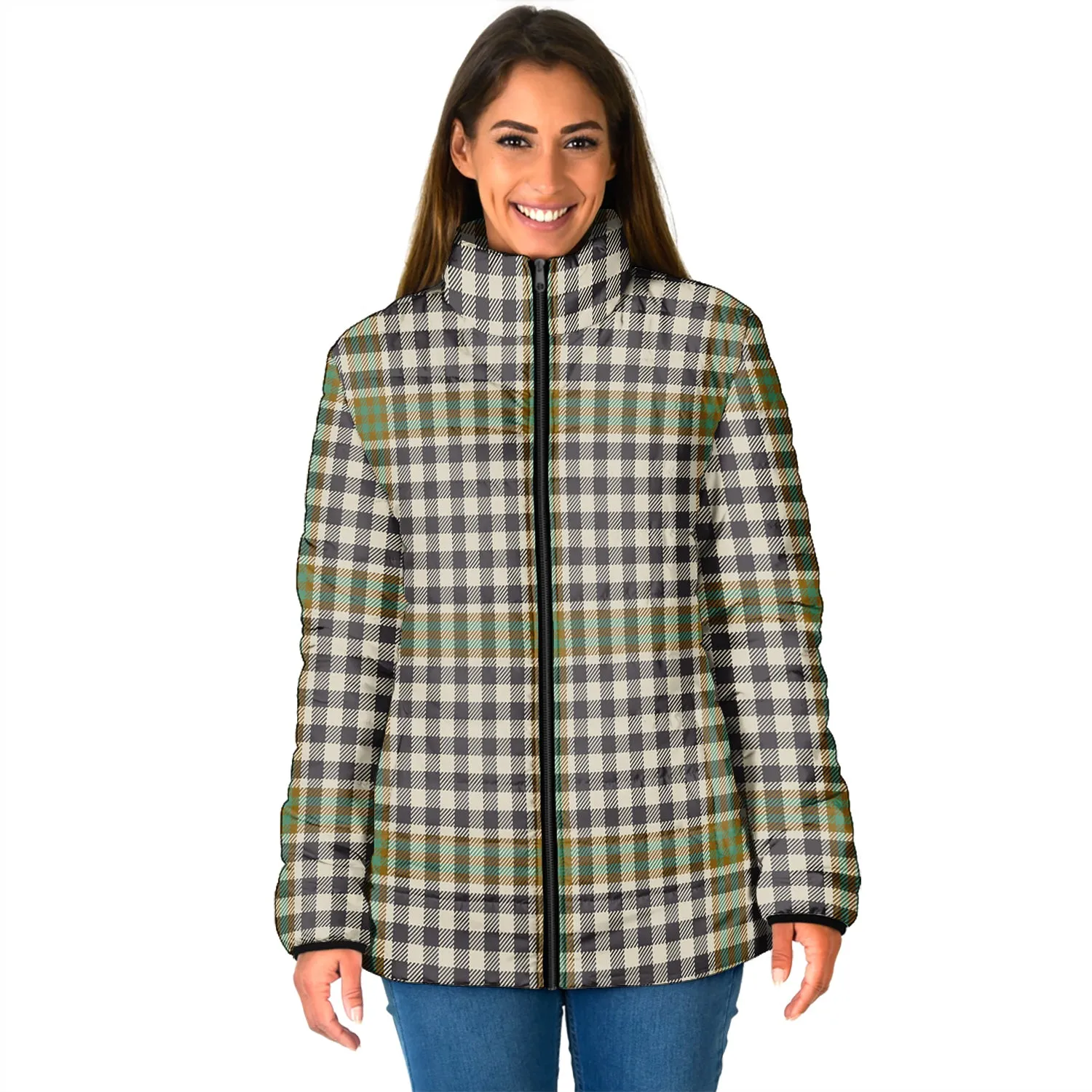 Burns Check Tartan Padded Jacket