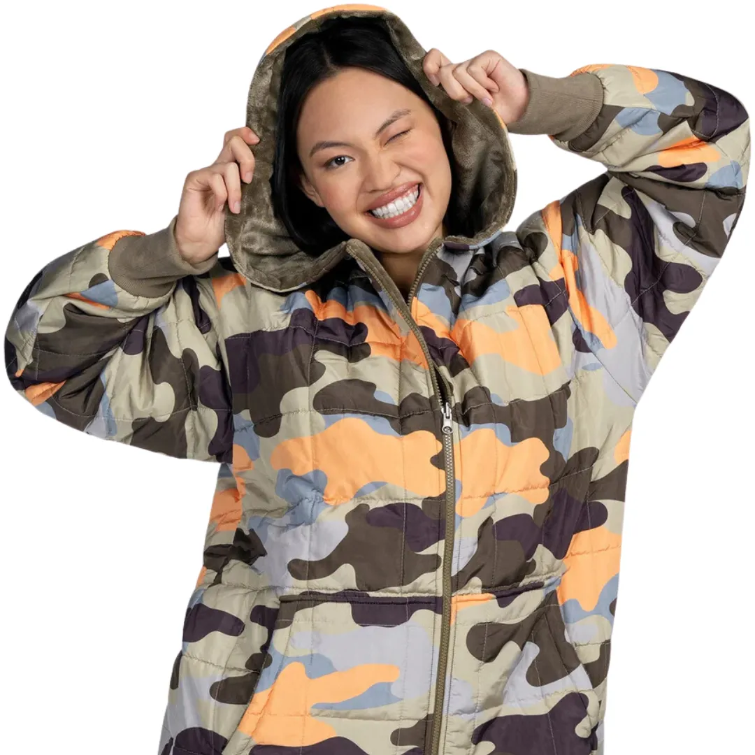 Camo Zip Through Outdoor Oodie Jacket ™