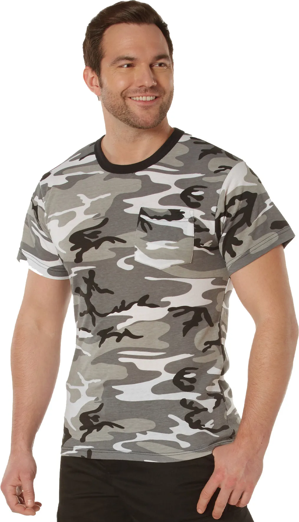 City Camo Cotton / Polyester Pocket T-Shirt