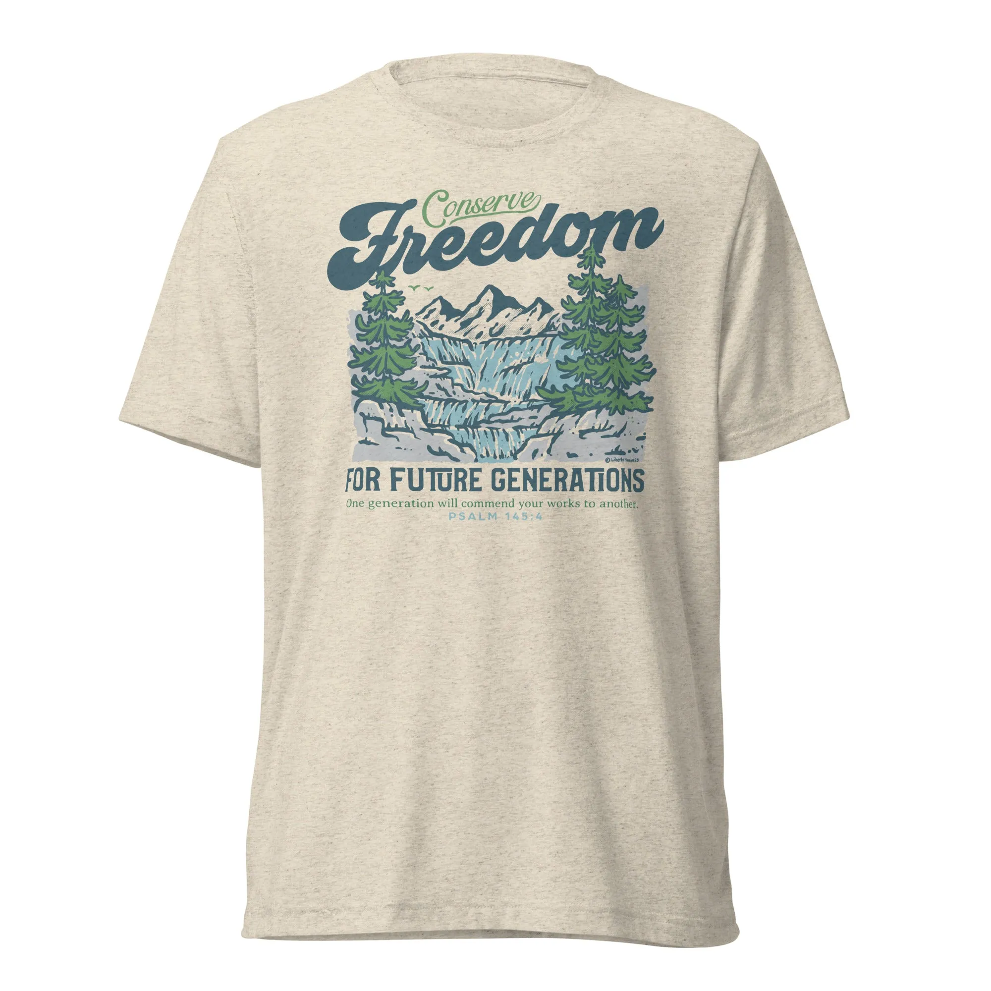 Conserve Freedom for Future Generations Tri-Blend T-Shirt