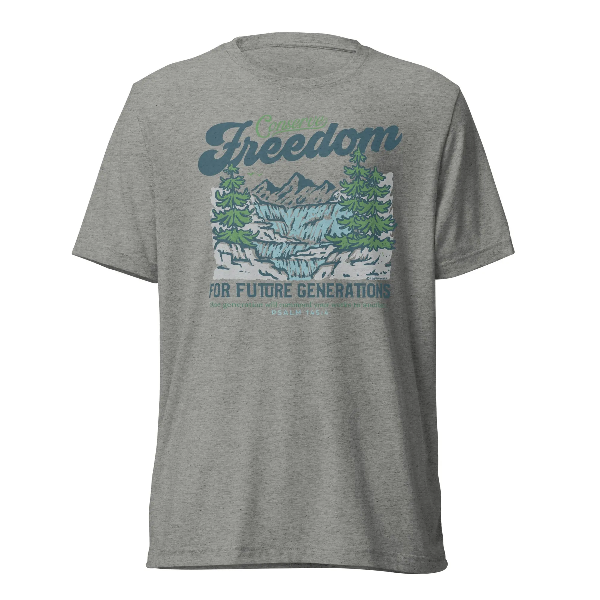 Conserve Freedom for Future Generations Tri-Blend T-Shirt