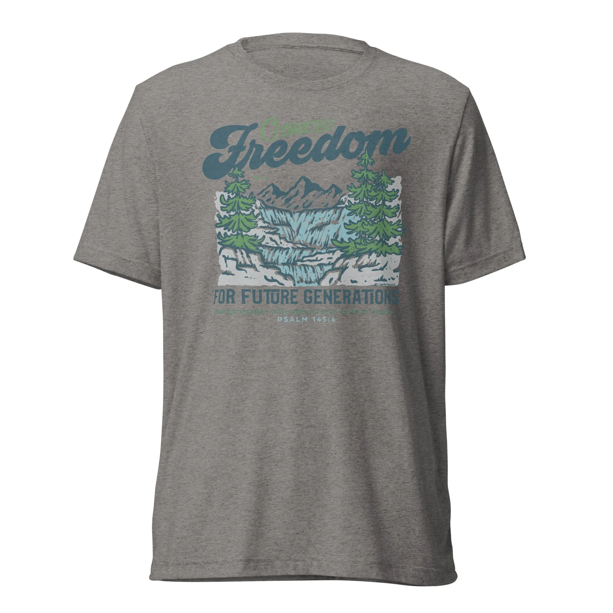 Conserve Freedom for Future Generations Tri-Blend T-Shirt