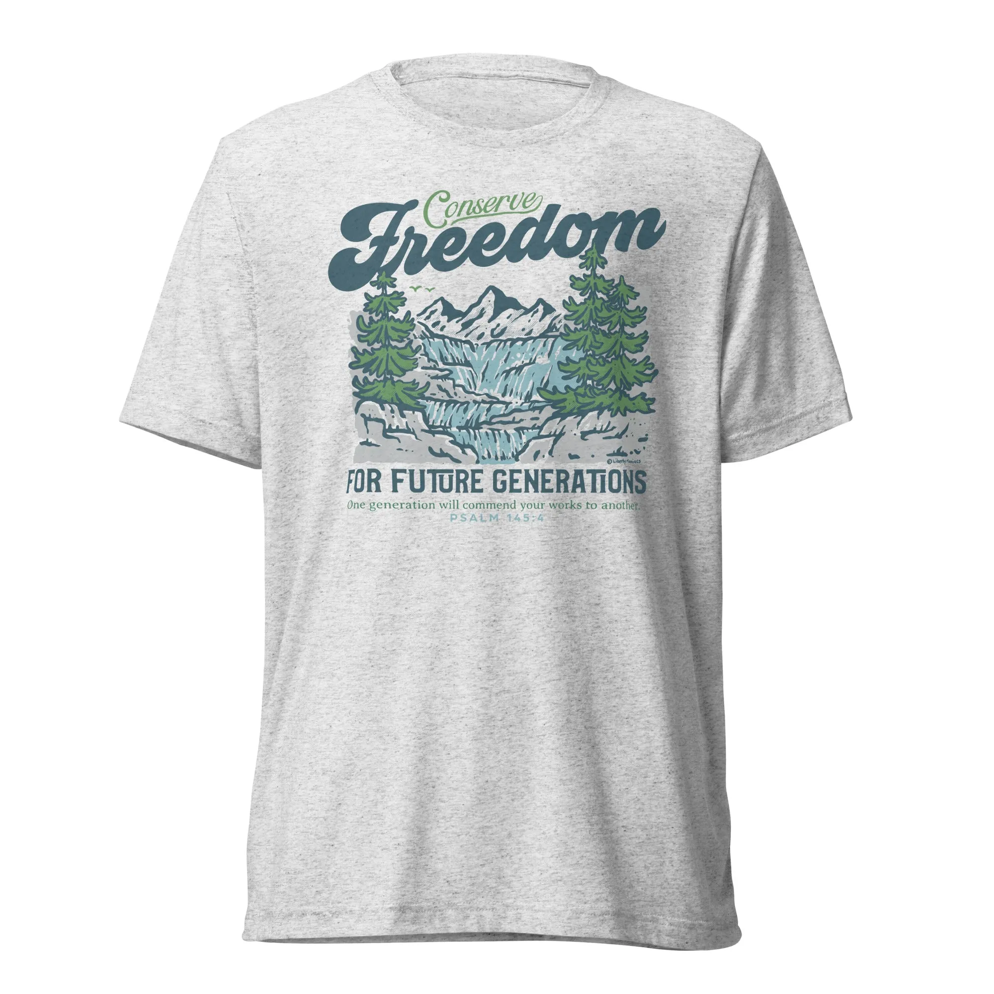 Conserve Freedom for Future Generations Tri-Blend T-Shirt