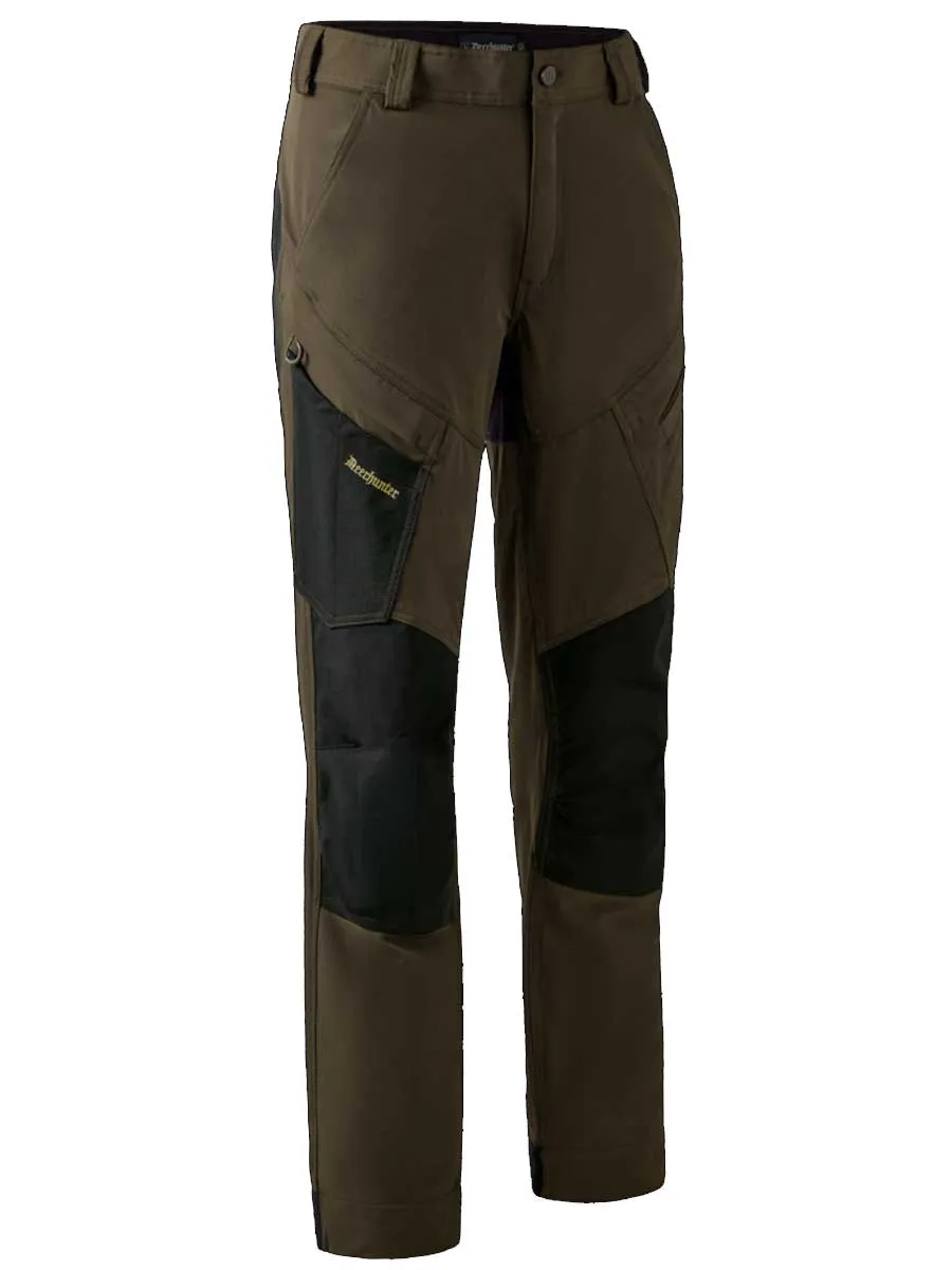 DEERHUNTER Northward Trousers - Mens - Bark Green / Black