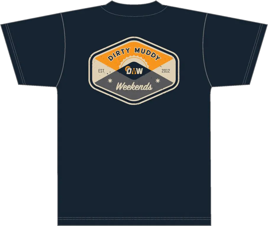 DIRTY SUNRISE T-shirt Navy