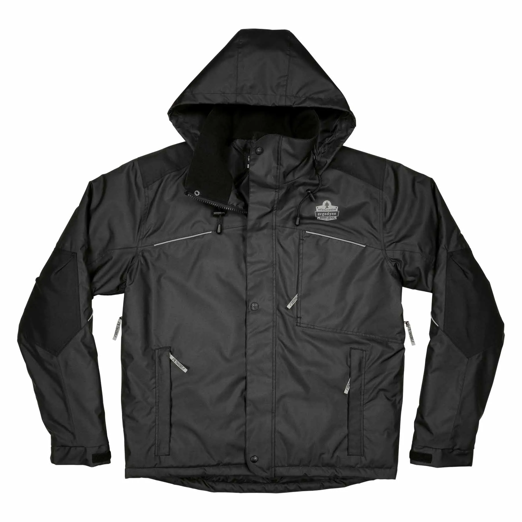 Ergodyne 41127 6467 3XL Black Winter Work Jacket - 300D Polyester Shell