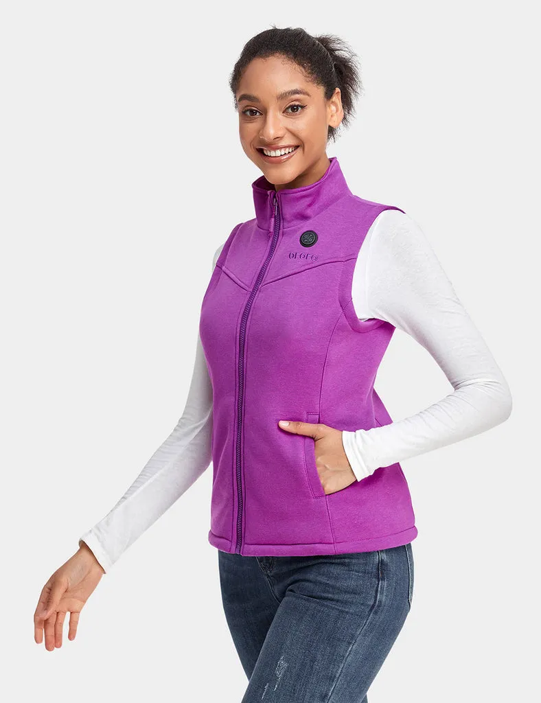 Final Sale - Women's Heated Fleece Vest - New Colors