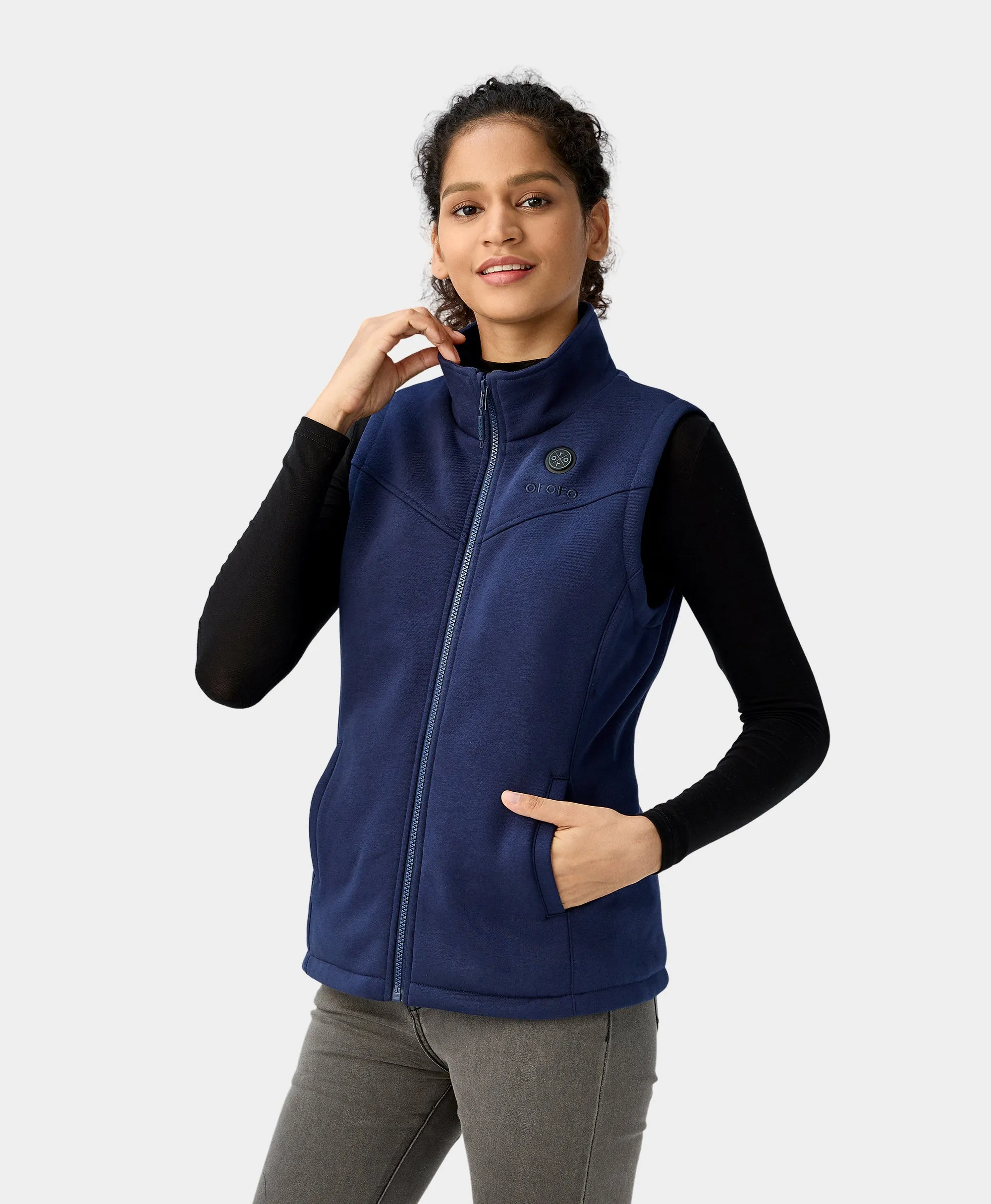 Final Sale - Women's Heated Fleece Vest - New Colors