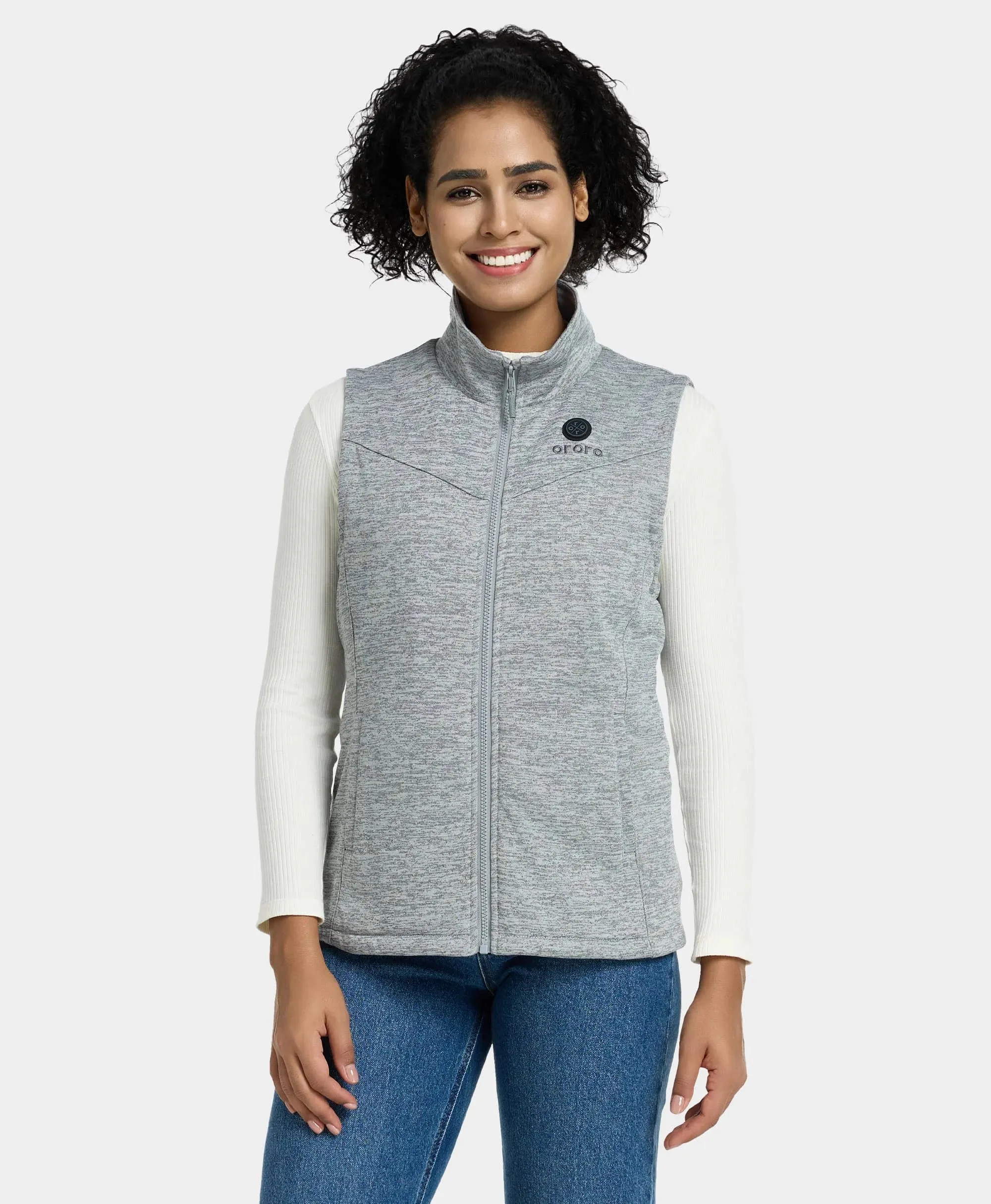 Final Sale - Women's Heated Fleece Vest - New Colors