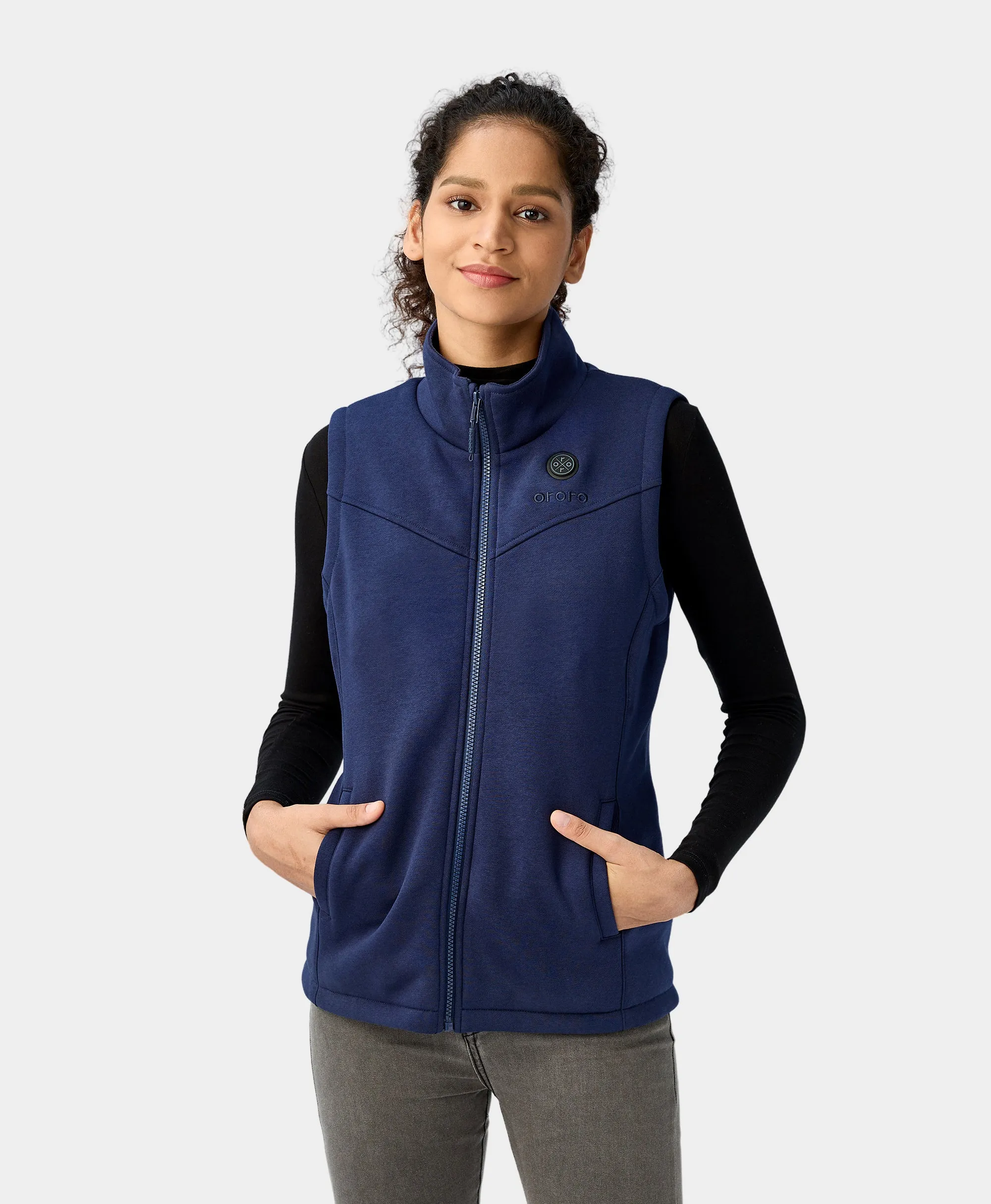 Final Sale - Women's Heated Fleece Vest - New Colors