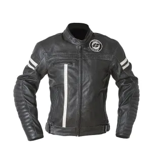 Garibaldi Moka Racer Vintage Black Leather Ladies Jacket