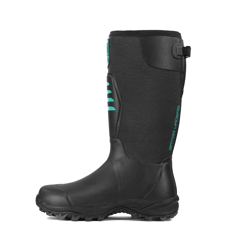 Gator Waders Womens Aqua Everglade 2.0 Uninsulated Rubber Boots