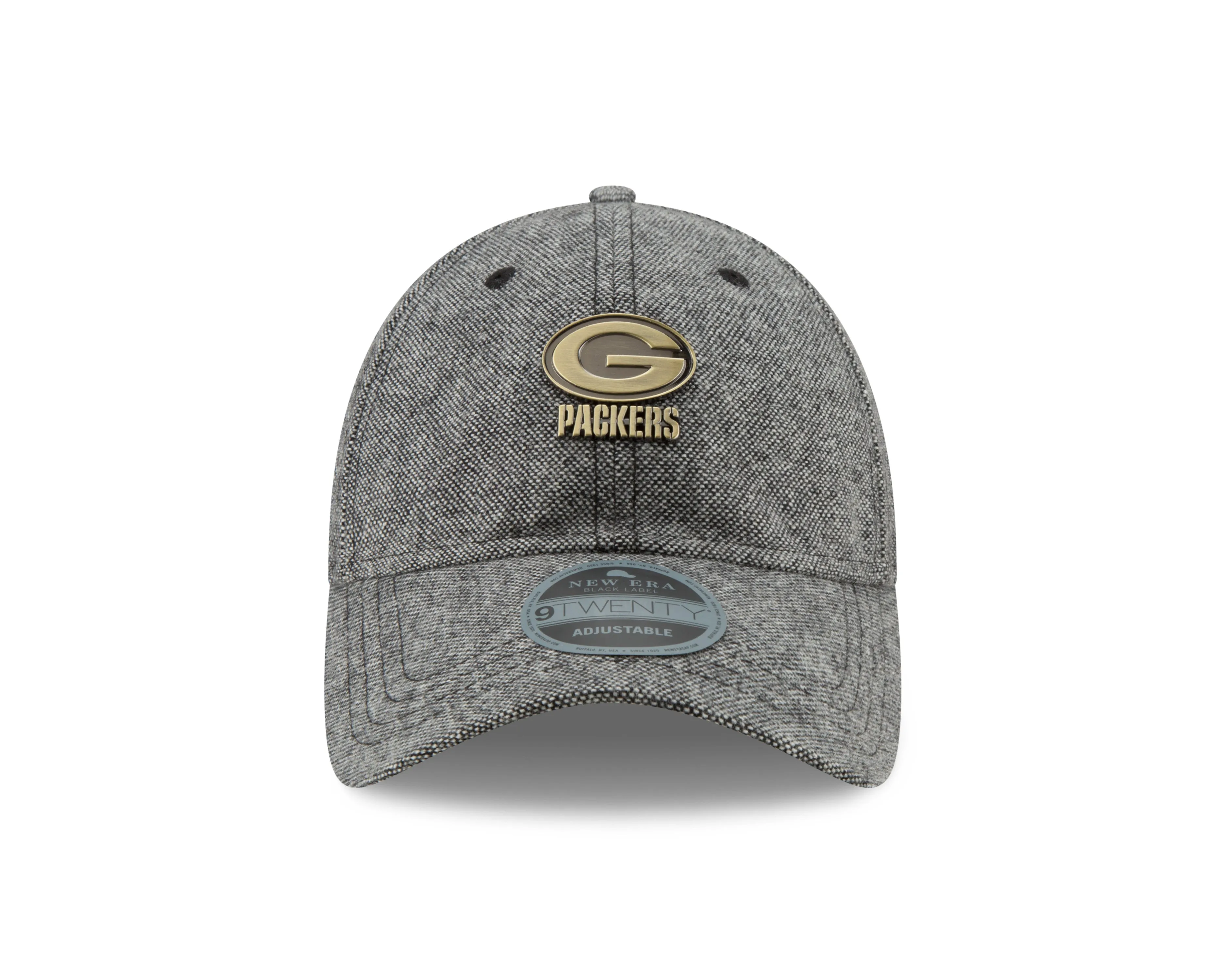 Green Bay Packers 9TWENTY Tweed Badge Strapback Cap