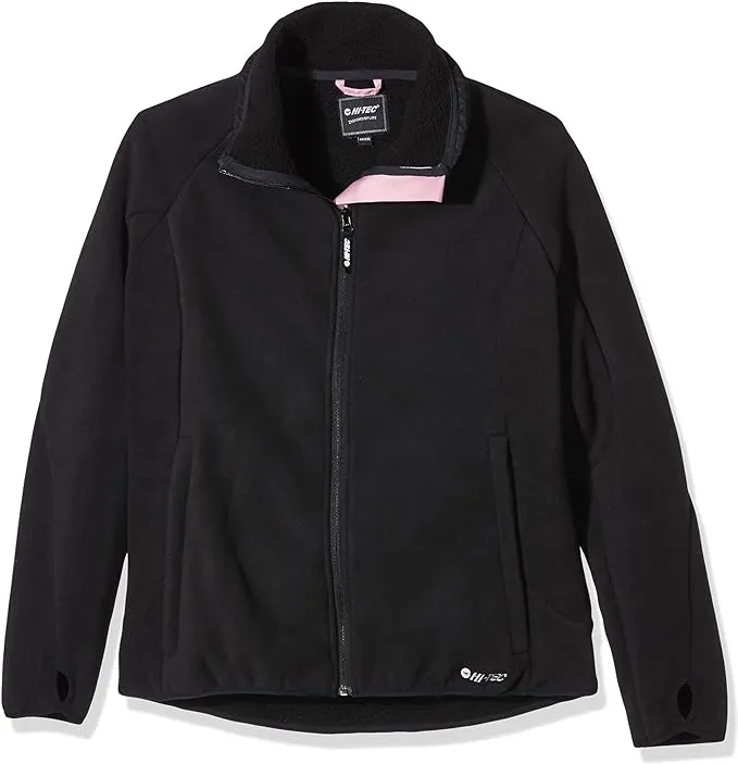 Hi-Tec Women's Winter Fleece - Traful - Black/Pink