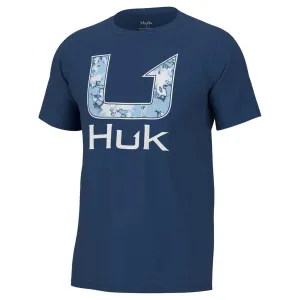 HUK Fin Fill Tee Set Sail Blue