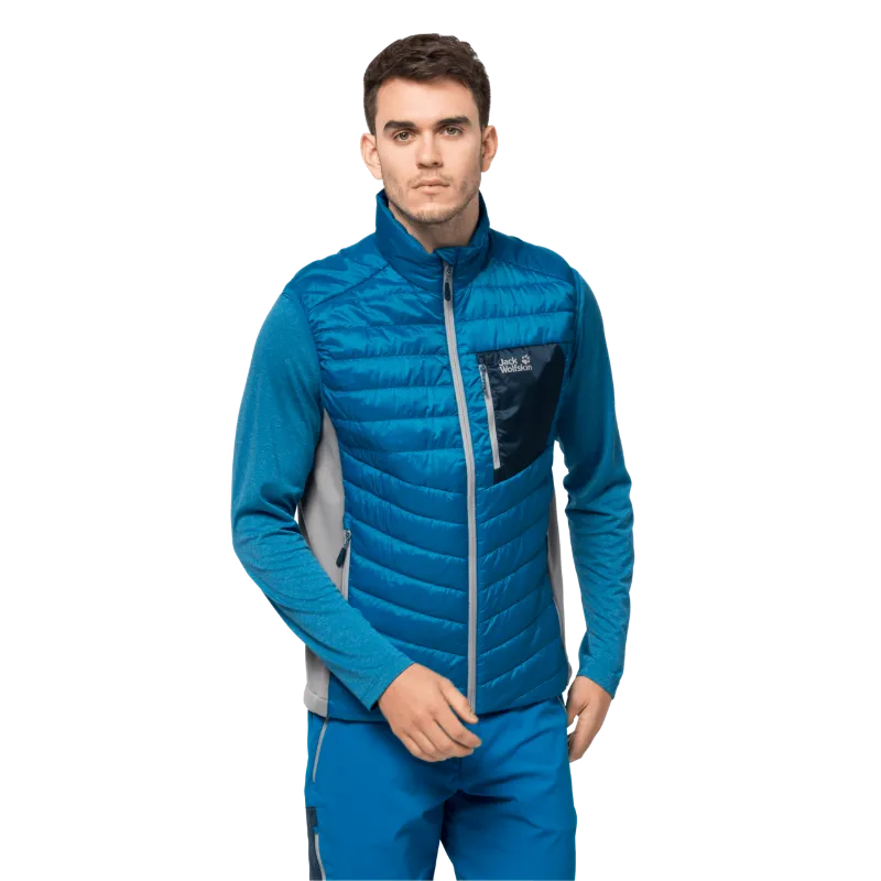 Jack Wolfskin Men's Routeburn Insulated Gilet - Pacific Blue