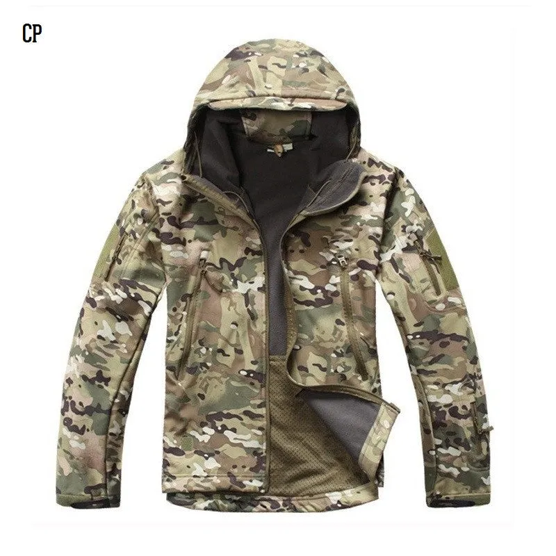 Lurker V4.0 Shark Skin Soft Shell Men's Army Military Camouflage Hunting/ Tactical Jacket Waterproof Windproof