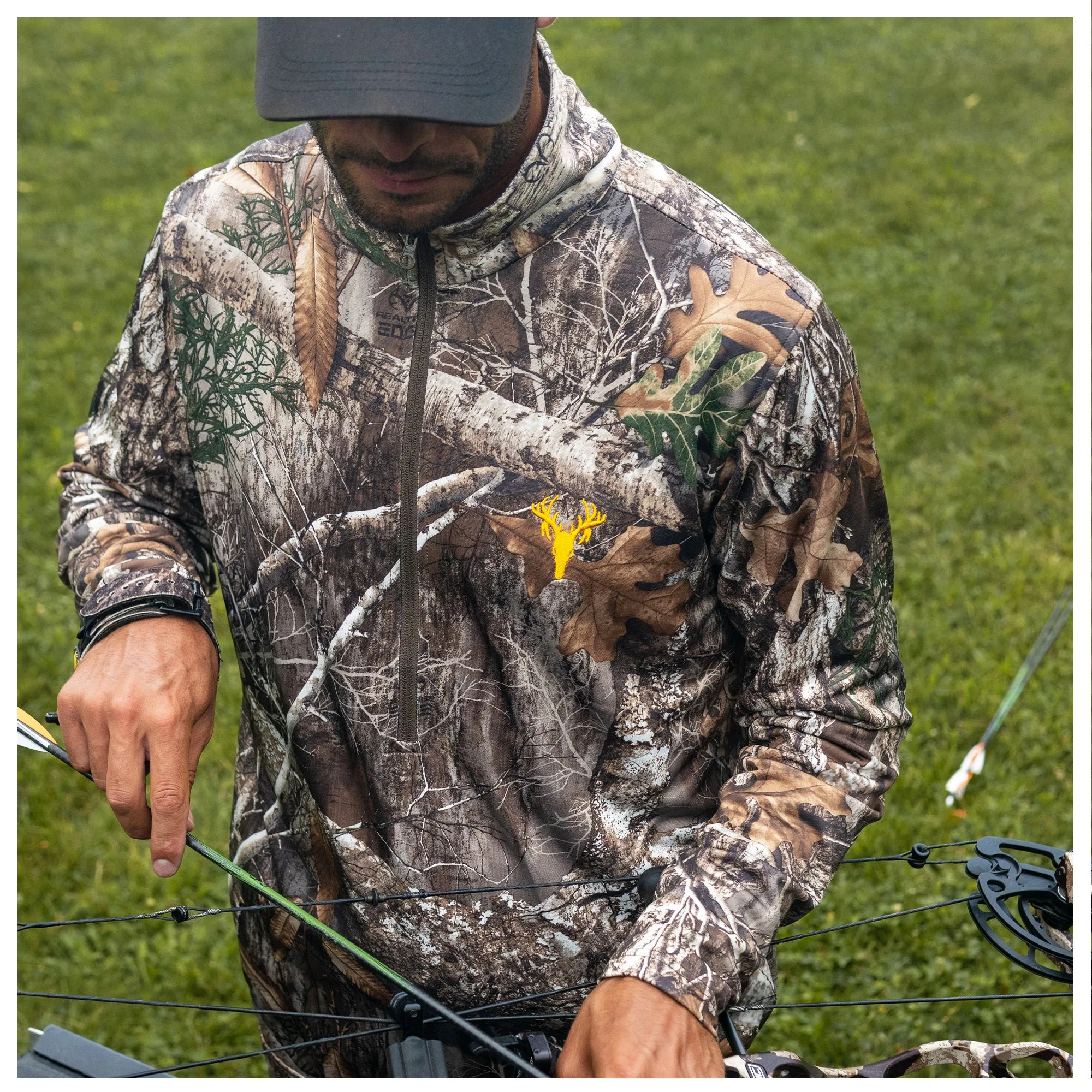 Men's 1/4 Zip Hunting Performance Shirt