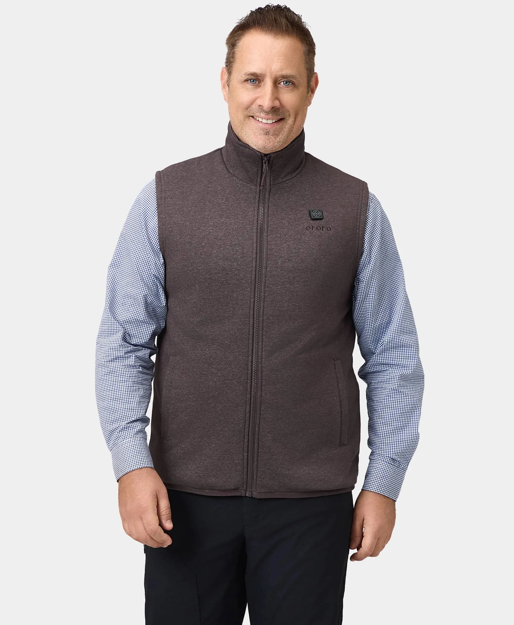 Men's Heated Fleece Vest - New Colors