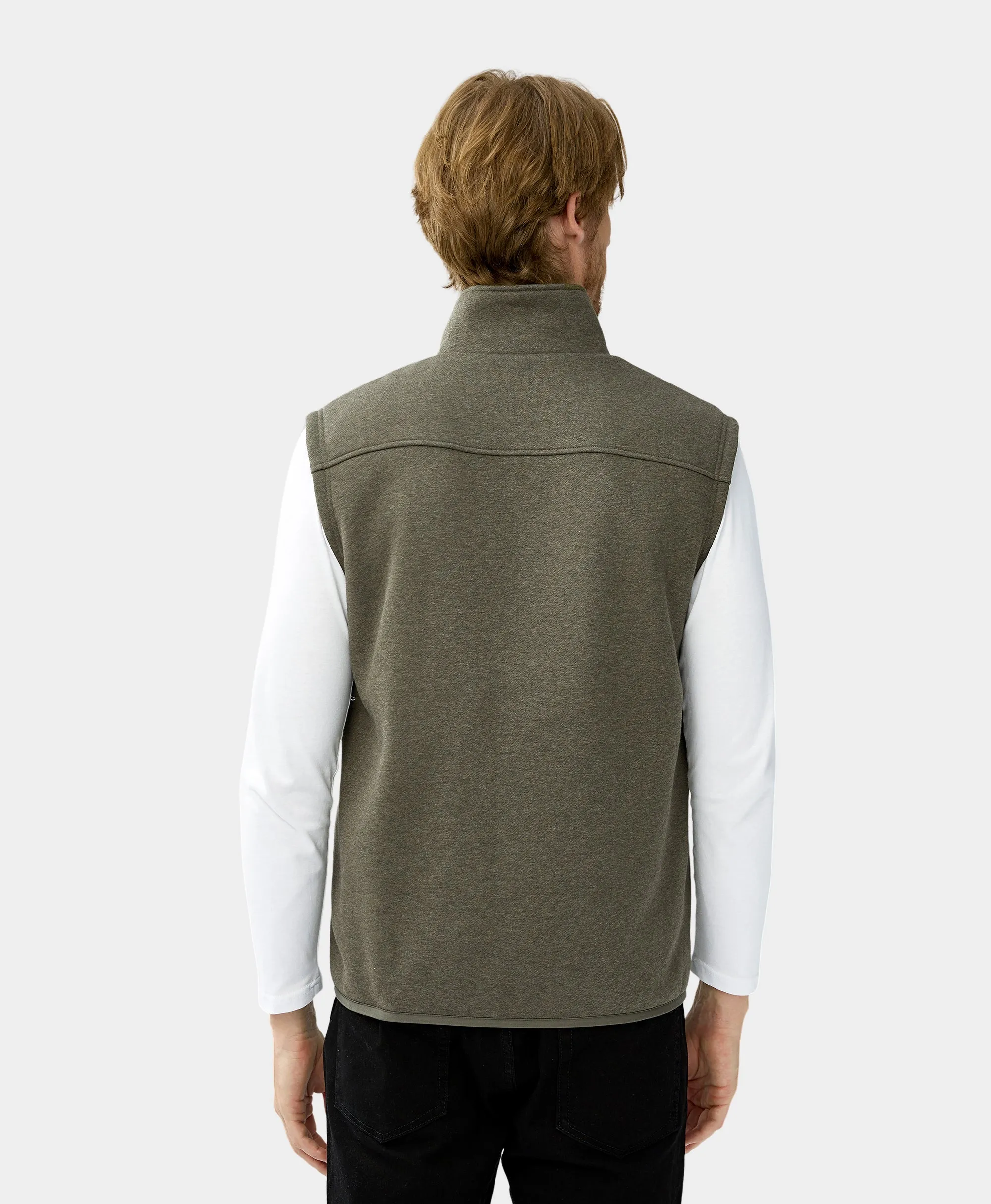 Men's Heated Fleece Vest - New Colors