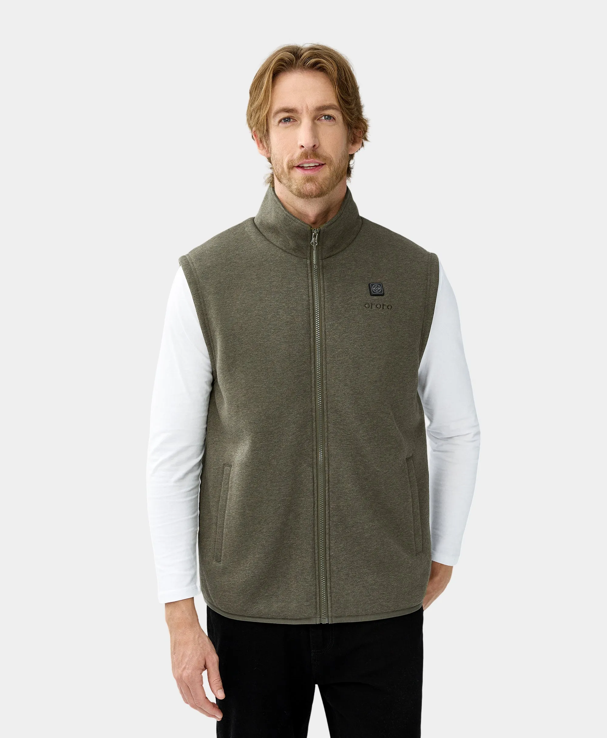 Men's Heated Fleece Vest - New Colors