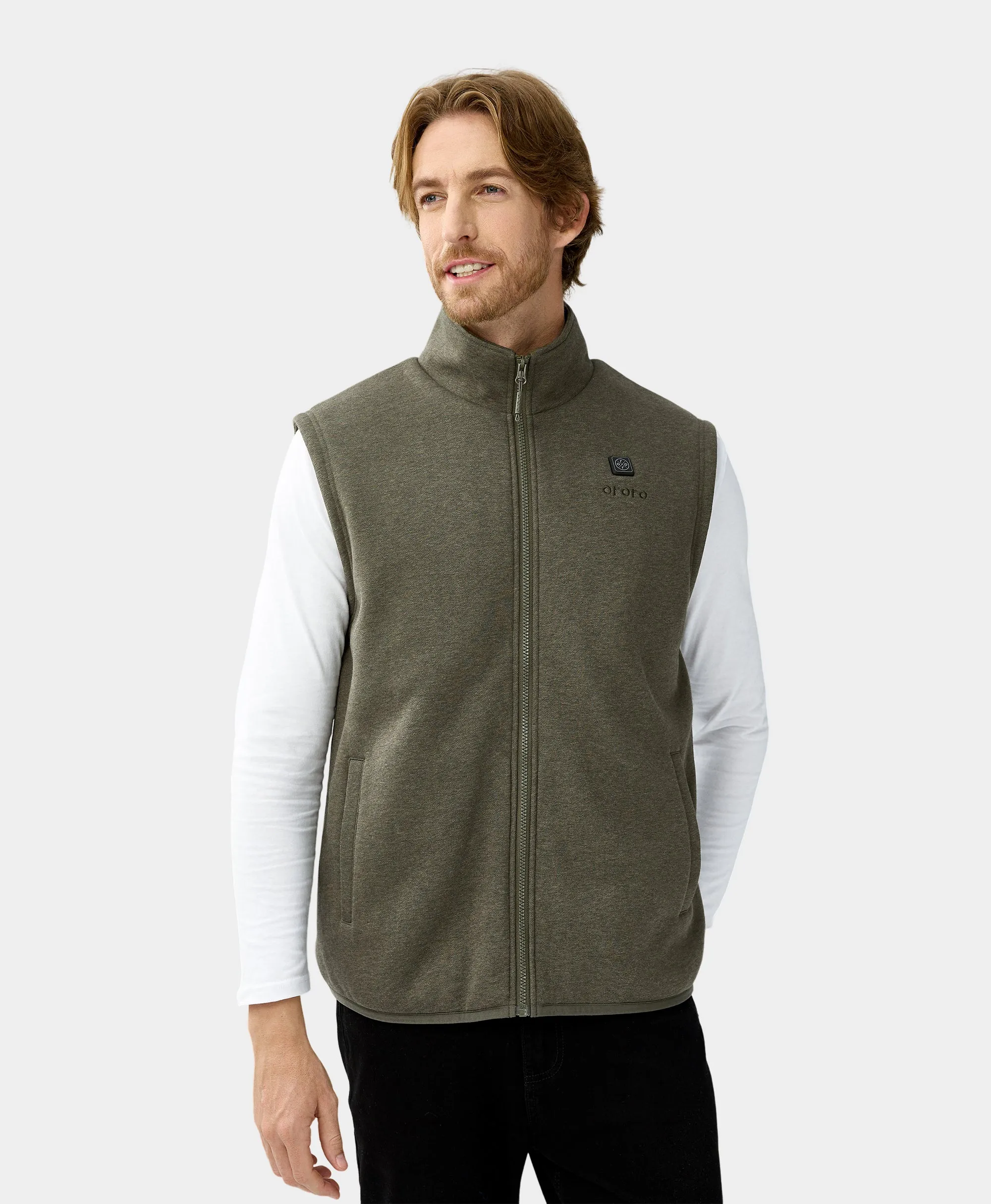 Men's Heated Fleece Vest - New Colors