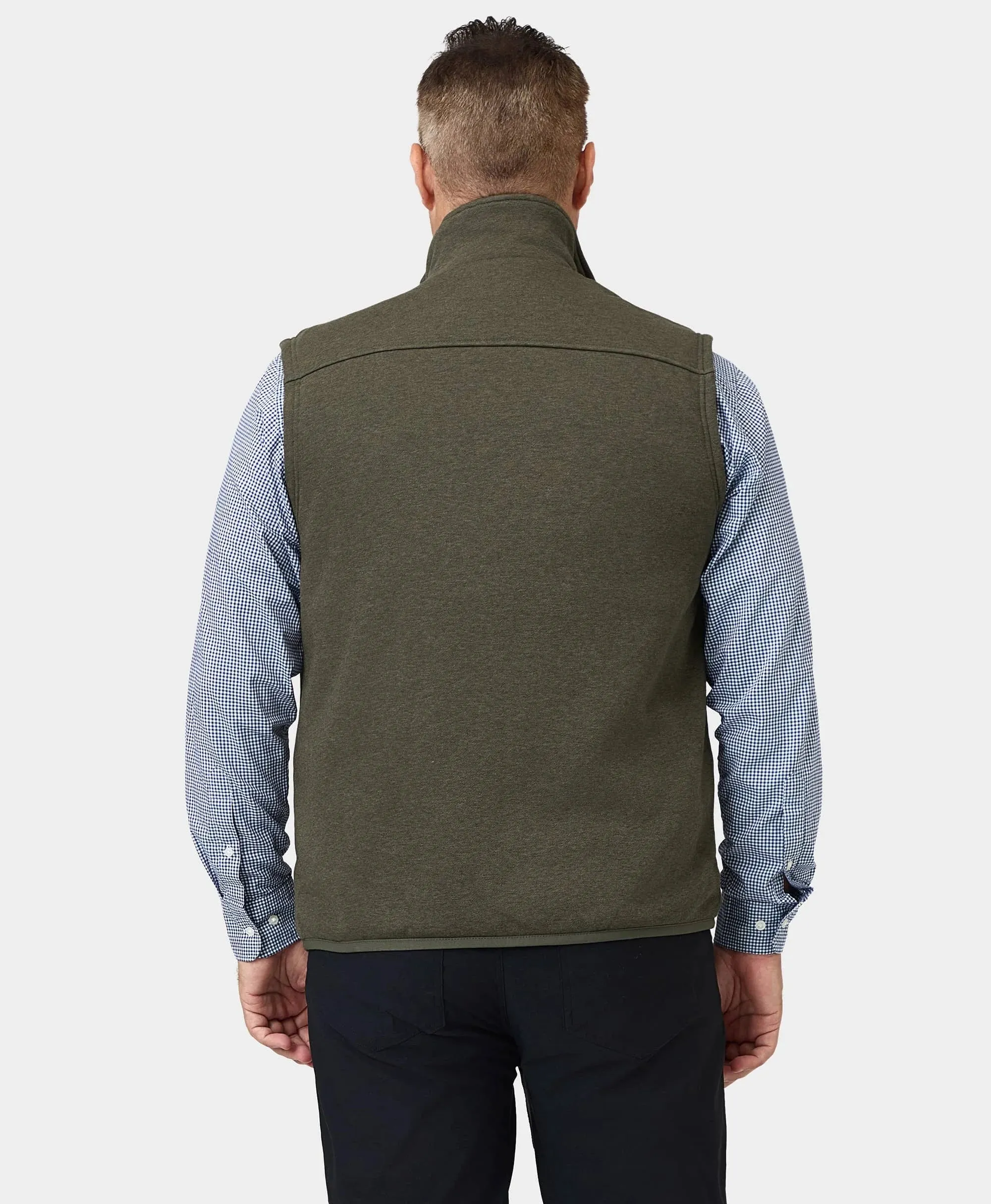 Men's Heated Fleece Vest - New Colors