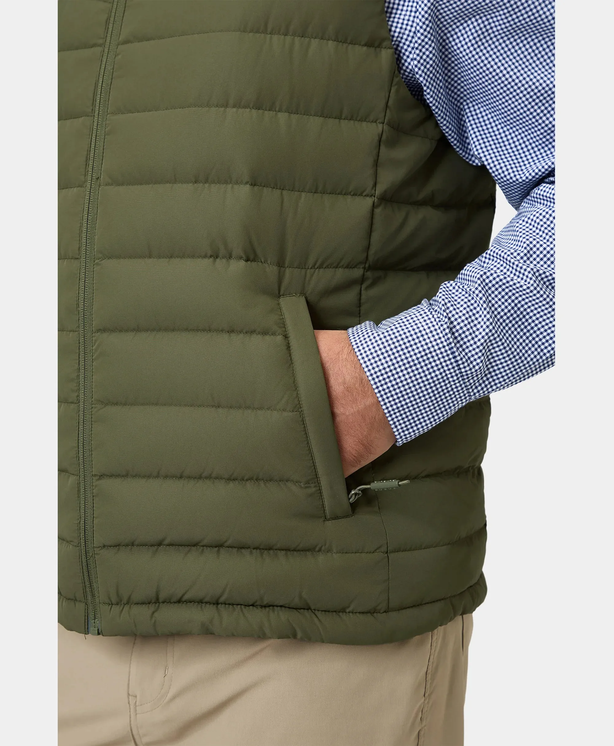 Men's Heated Lightweight Down Vest - New Colors