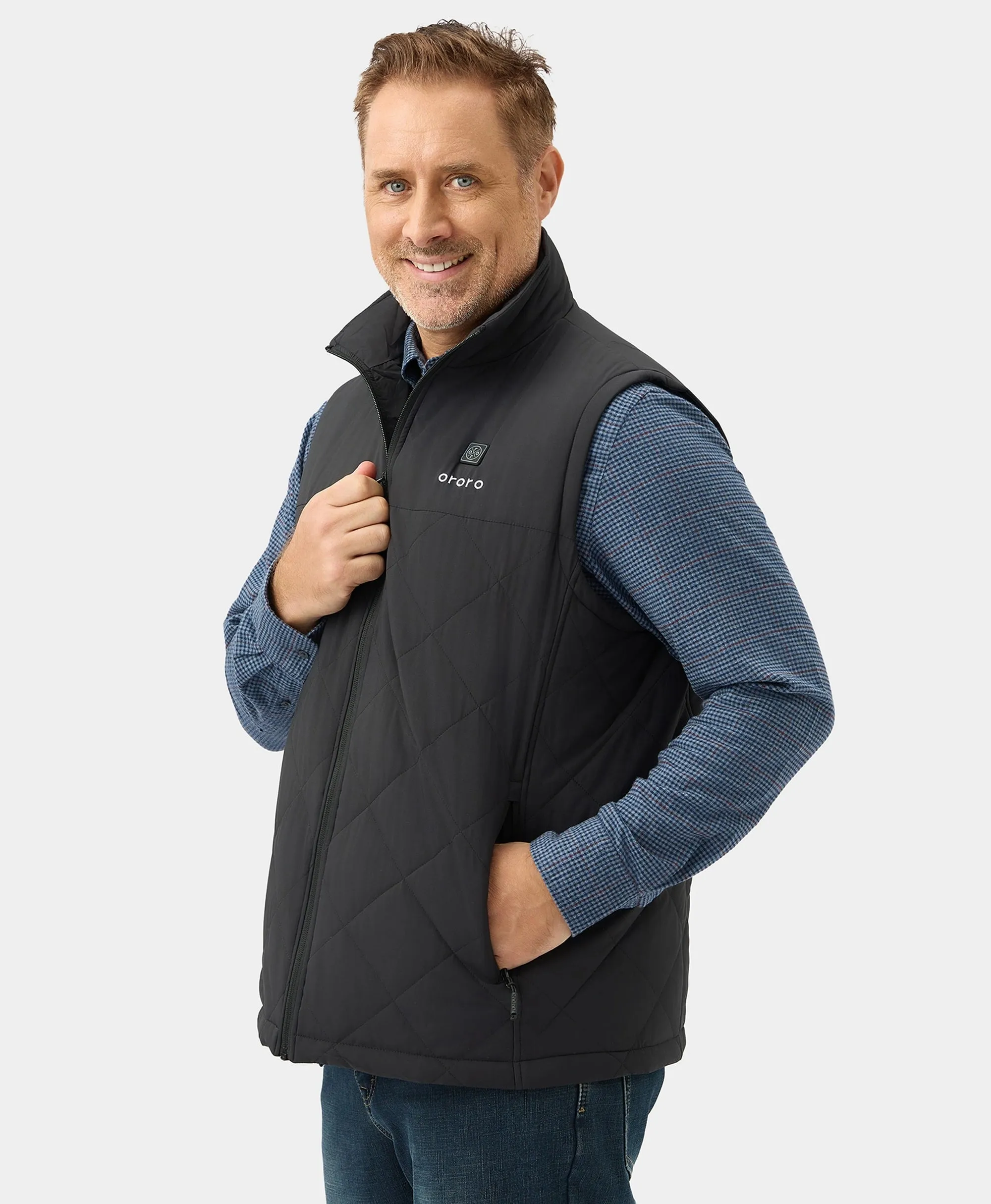 Men's Heated Quilted Vest (Apparel Only)