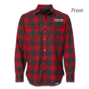 Monkey Bar Flannel - Red