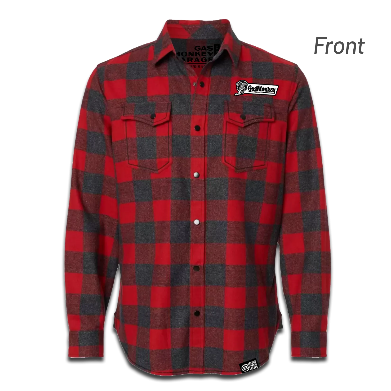 Monkey Bar Flannel - Red