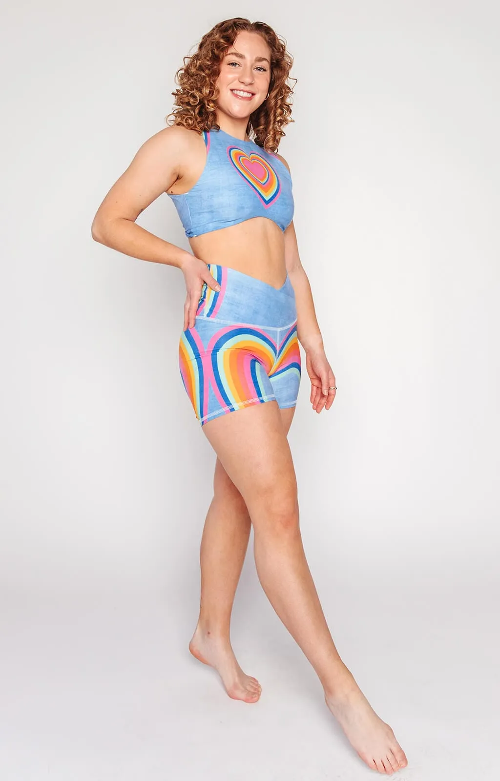 Movement Short in Rainbow Love