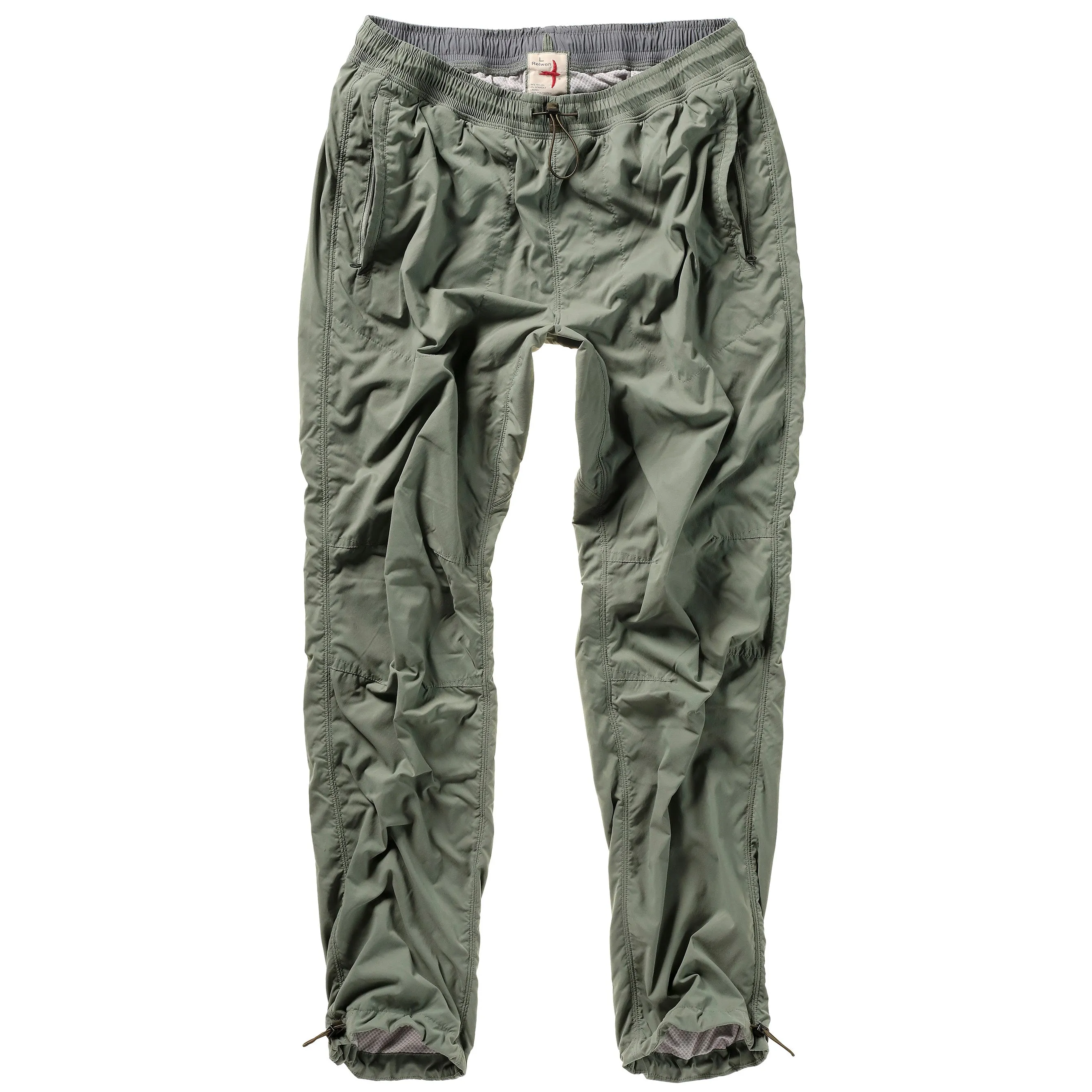 Relwen Womens Off-Trail Wind Pant in Muted Olive - Performance Outdoor Wear