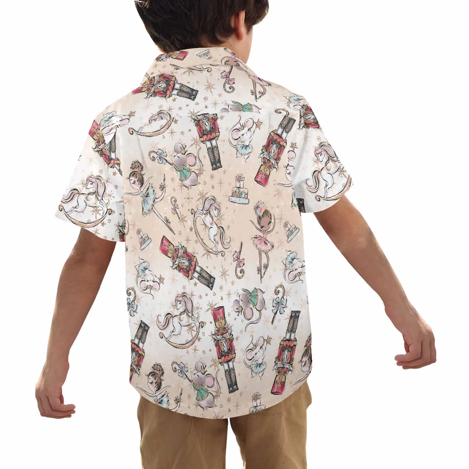 Nutcracker 50  Little Boys Hawaiian Shirt