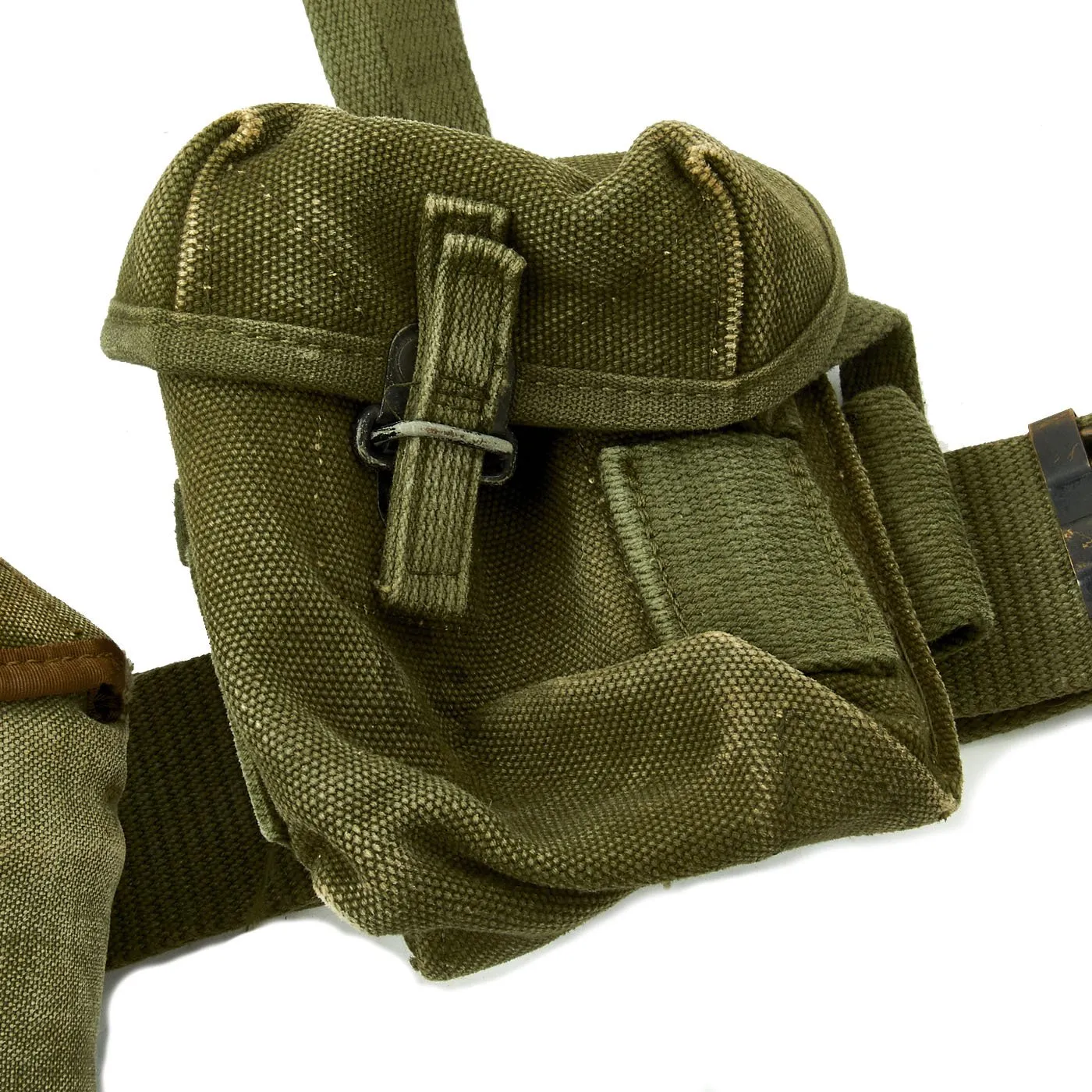 Original U.S. Vietnam War Infantryman Jungle Combat Uniform with Body Armor and M-56 Gear Set