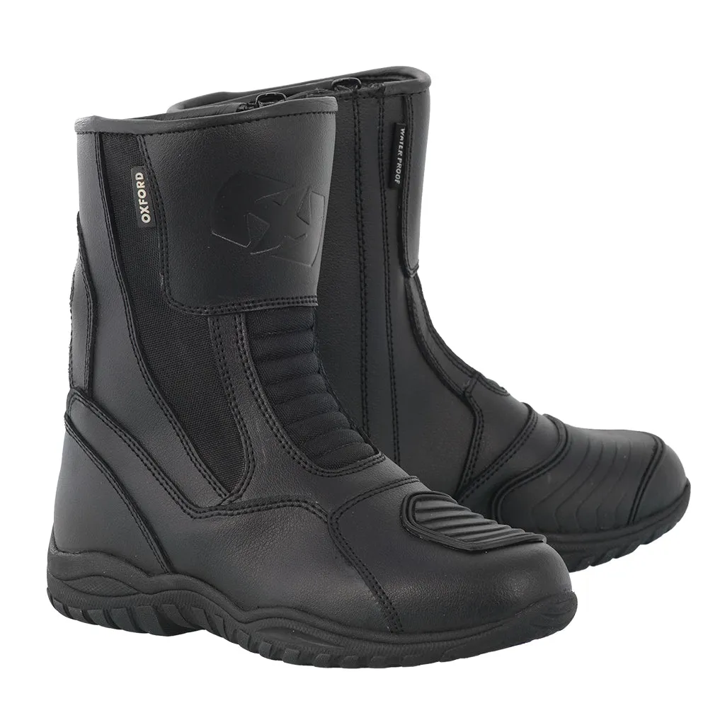 Oxford Hunter Waterproof Leather Outdoor Footwear for All-Weather Adventures black Boot